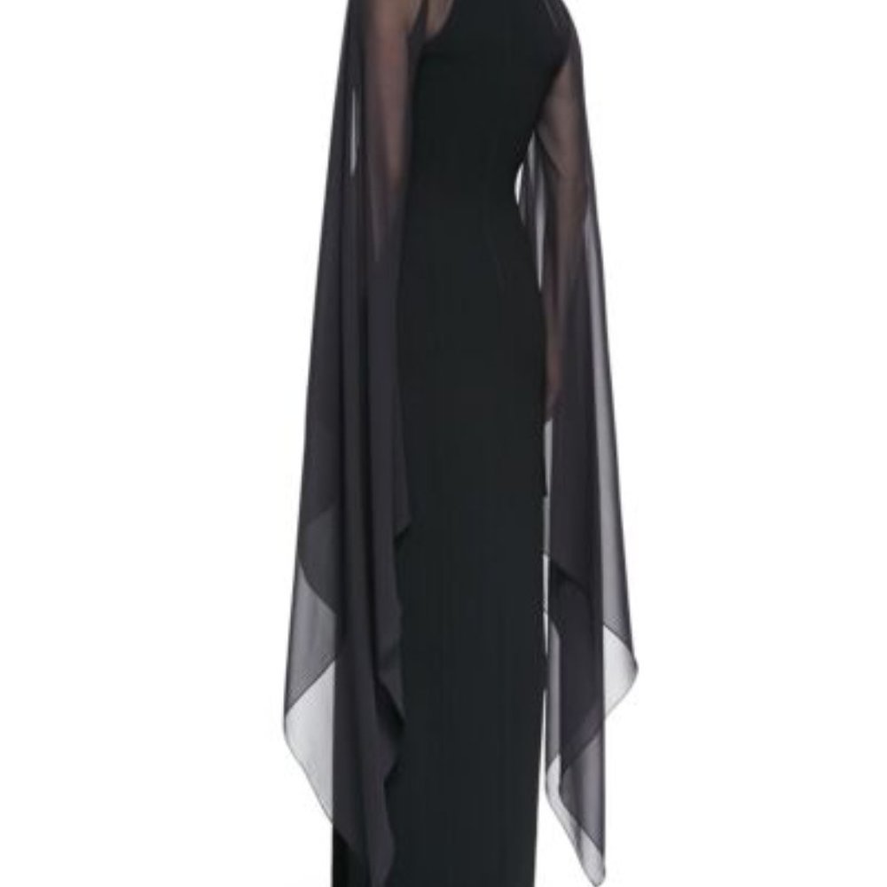 Michael Kors Ultimate Morticia Adams Dress, Black Size 4